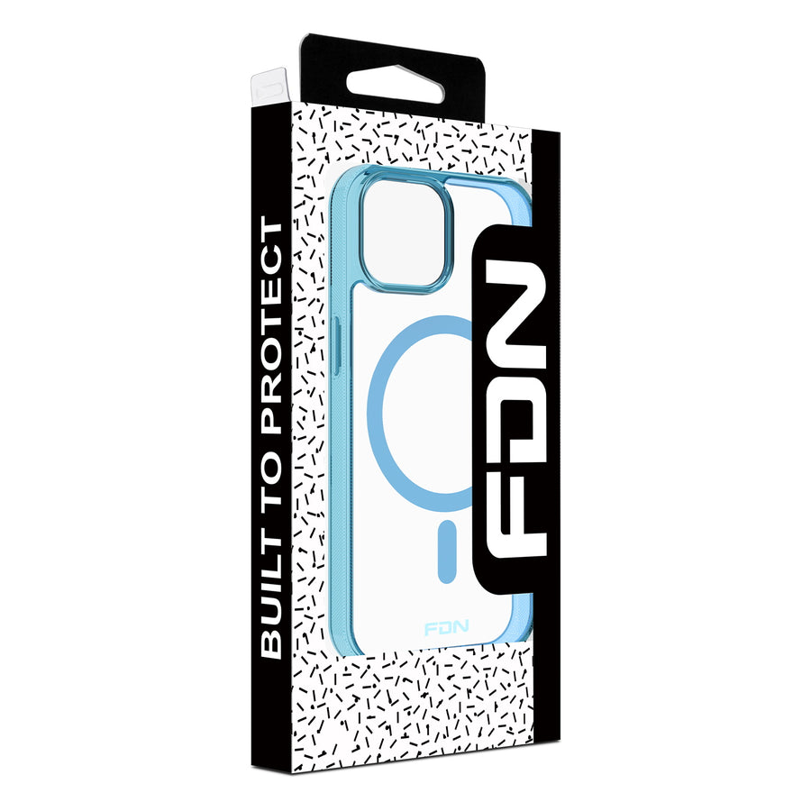 FDN Clear Series MagSafe Case for Apple iPhone 15 - Blue - FIP15CSFSST223-8.jpg