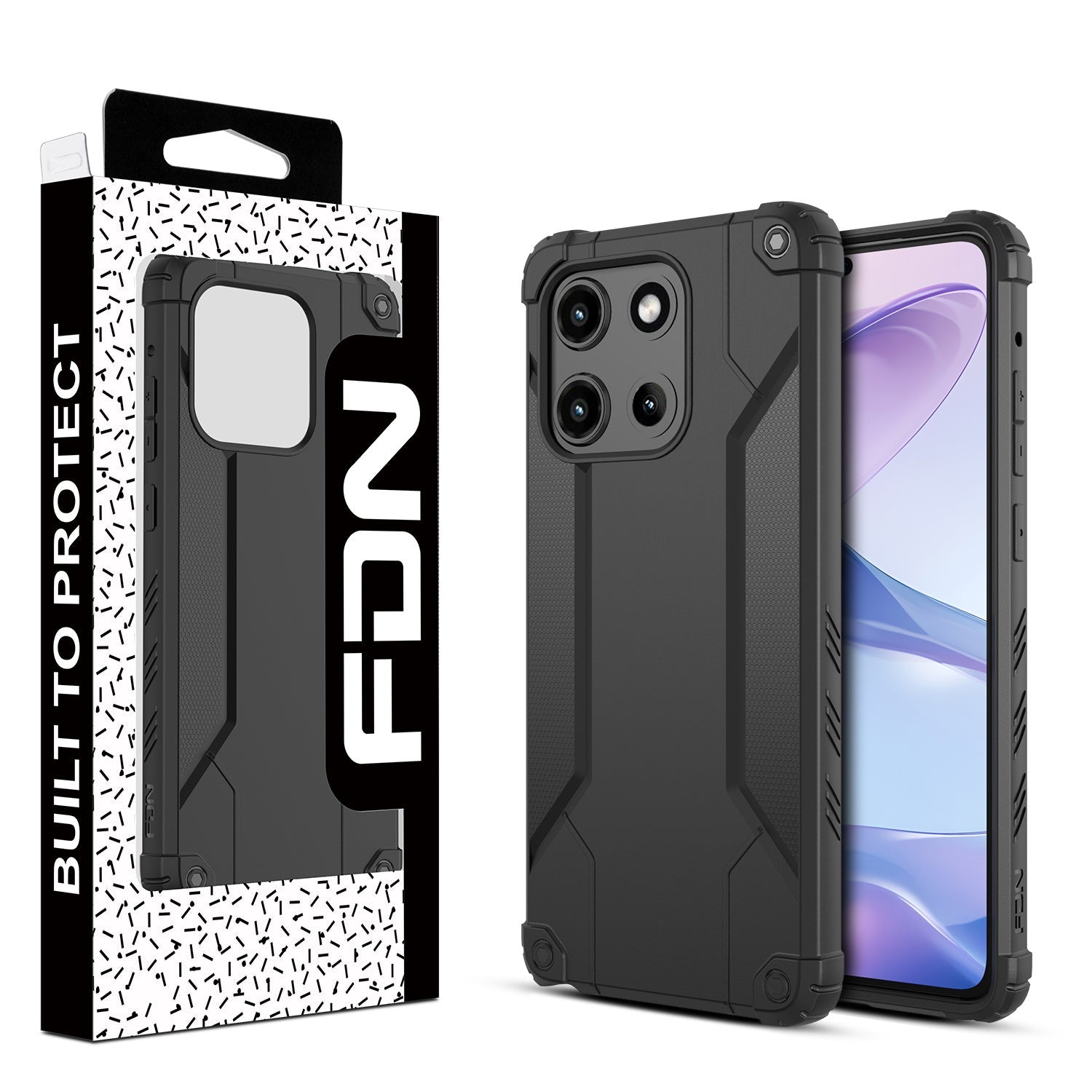 FDN Tactile Series  Case for Motorola Moto G Stylus 5G (2025) - Black