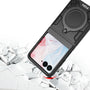 FDN Anti-Drop Hybrid Protector Case (with Ring Stand) for Motorola razr (2024) - Black / Black - FMRAZR4CSFSSS671-5.jpg