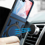 FDN Anti-Drop Hybrid Protector Case (with Ring Stand) for Motorola razr (2024) - Blue / Black - FMRAZR4CSFSSS672-9.jpg