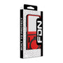 FDN Anti-Drop Hybrid Protector Case (with Ring Stand) for Motorola razr (2024) - Red / Black