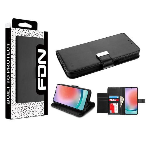 FDN Wallet Folio Case for Samsung Galaxy A15 5G - Black / Black - FSA155GPCMJG031-1.jpg
