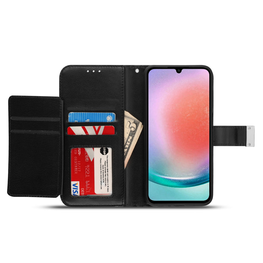 FDN Wallet Folio Case for Samsung Galaxy A15 5G - Black / Black - FSA155GPCMJG031-3.jpg