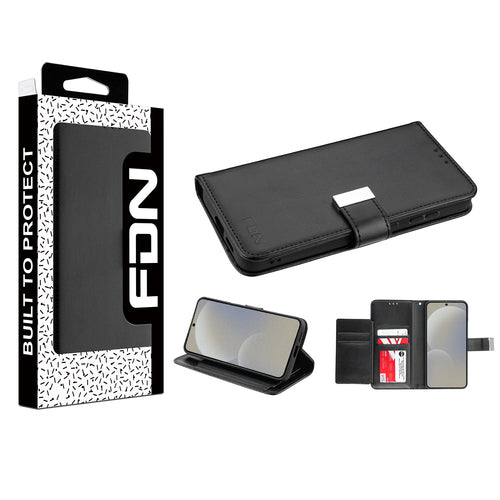 FDN Wallet Folio Case for Samsung Galaxy S25 Plus - Black / Black - FSS25PPCMJG031-1.jpg