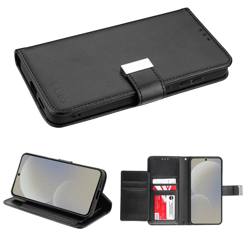 FDN Wallet Folio Case for Samsung Galaxy S25 Plus - Black / Black - FSS25PPCMJG031-2.jpg