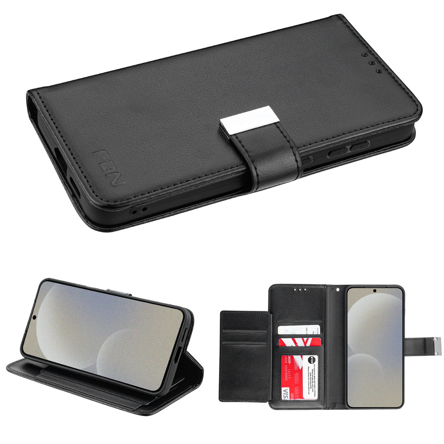 FDN Wallet Folio Case for Samsung Galaxy S25 Plus - Black / Black - FSS25PPCMJG031-2.jpg