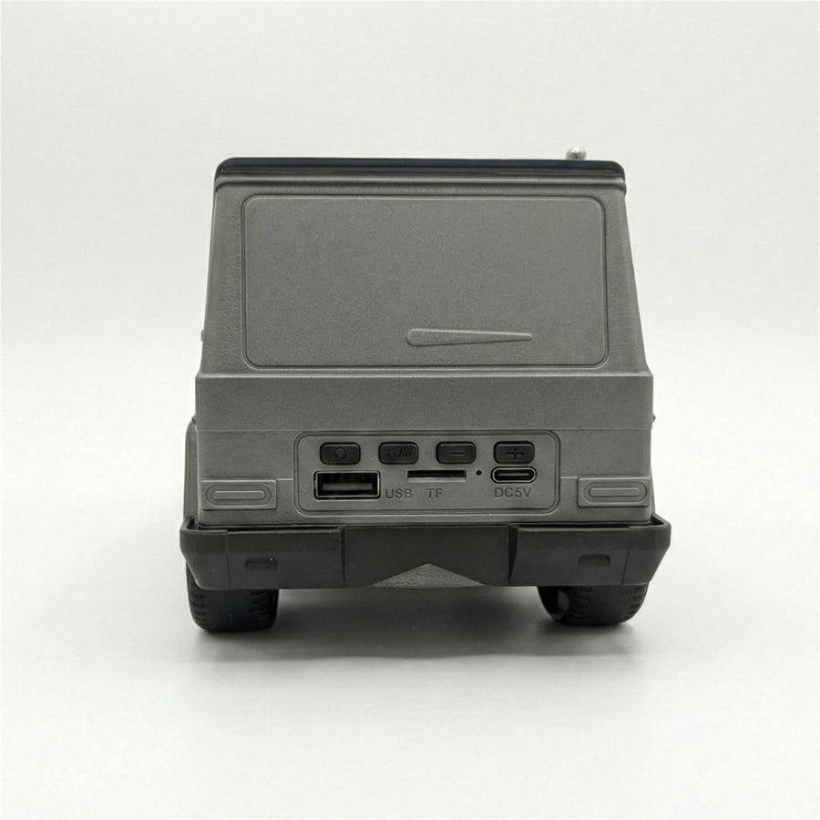 Wireless Bluetooth Jeep Speaker with Solar Charging – Rugged Outdoor Stereo & Super Bass GU188 - Gray - GU188-CAR-SPEAKER-GRAY-5.jpg