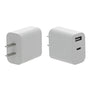 Dual Port Wall Charger w. USB-C & USB-A