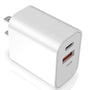PD 20w Dual Port Wall Charger w. USB-C & USB-A