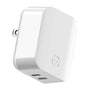 Scosche 65W Dual-Port USB-C Wall Charger - White