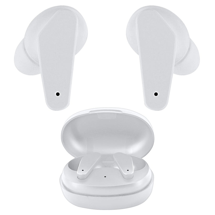 White Active Noise Cancelling True Wireless Bluetooth Buds
