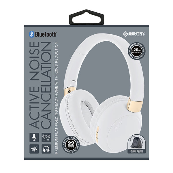 Sentry BT Pro Headset w/ Active Noise Canceling - White - HPX-BTA2000WH-3.jpg
