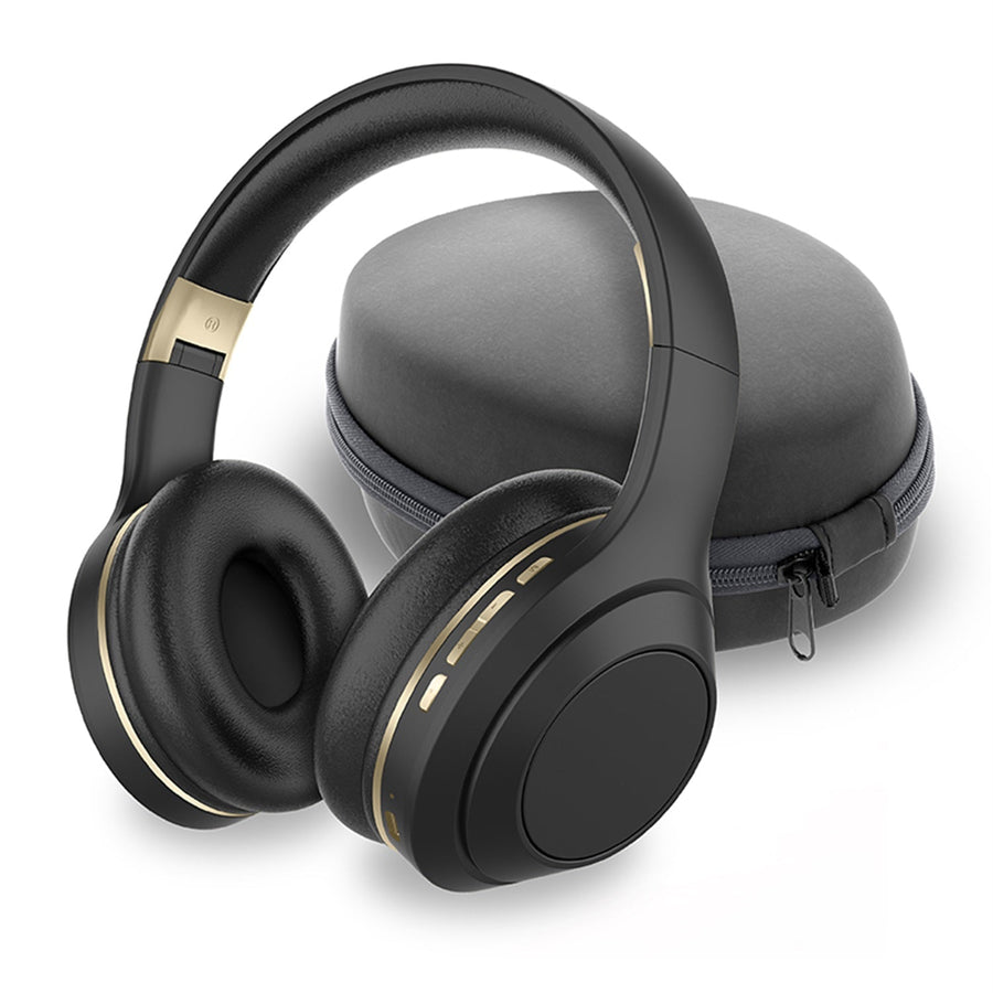 Sentry Premium Active Noise Canceling HP w/ Zipper Case - Black