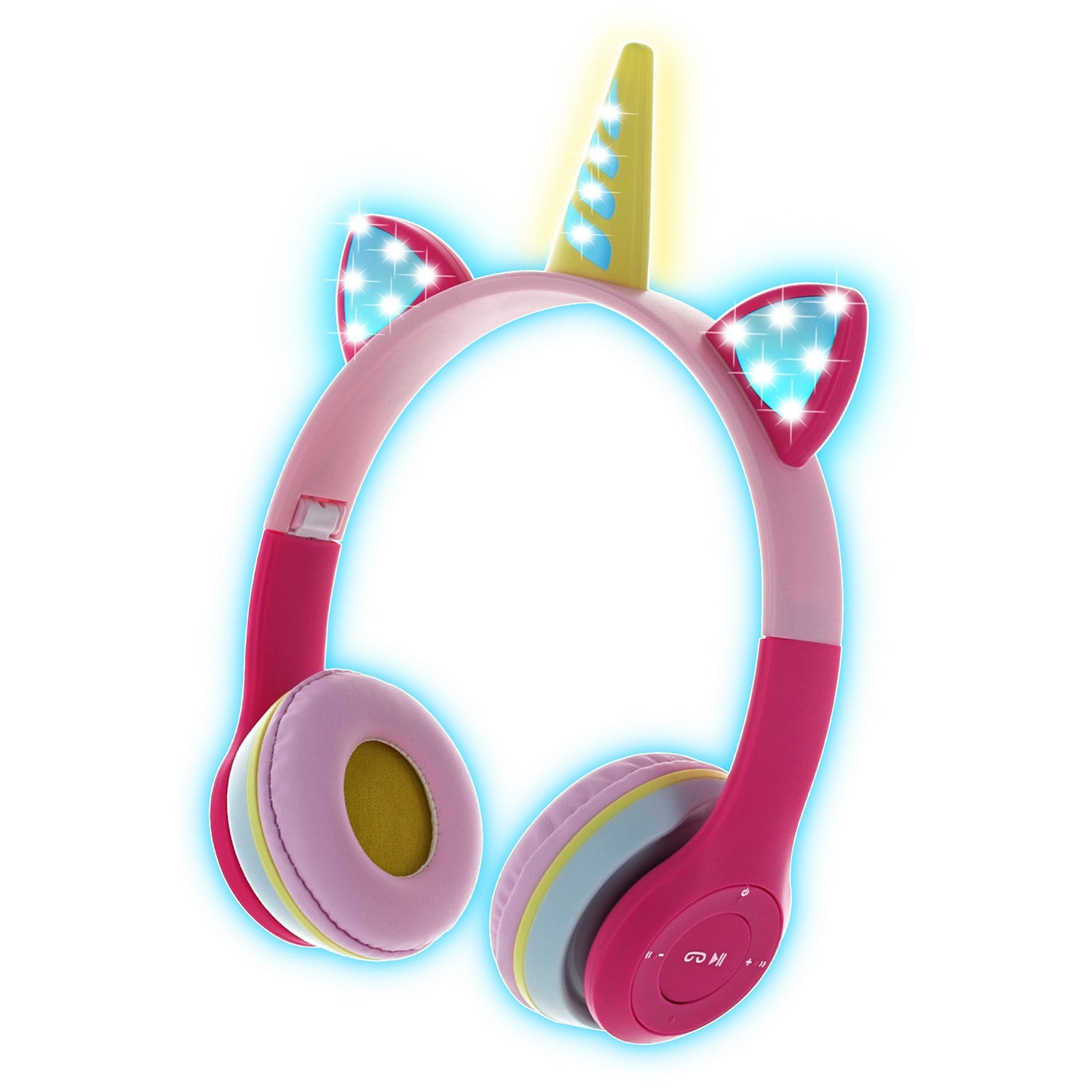 Sentry Light-Up RGB Bluetooth Unicorn Headphones - RGB
