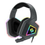 Sentry Invander Light Up Gaming Headphone w/ Microphone - Black
