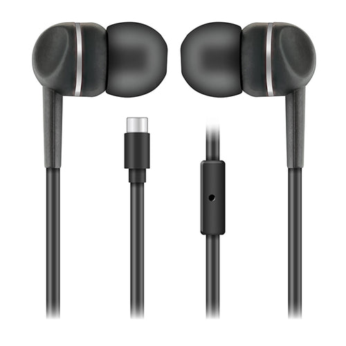 Sentry USB-C Earbuds w/ Microphone - Black - HPX-IC116-1.jpg