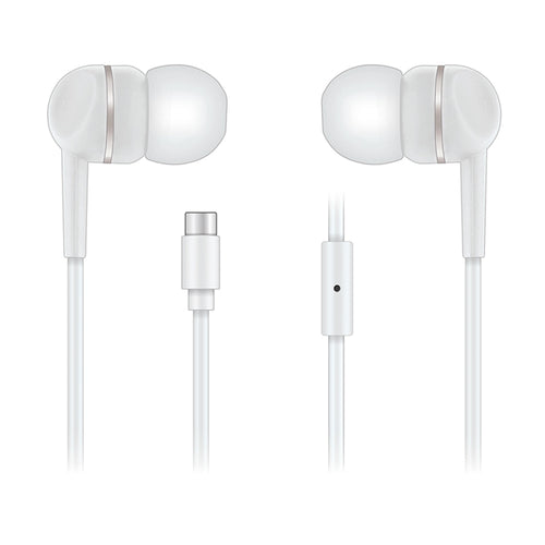 Sentry USB-C Earbuds w/ Microphone - White - HPX-IC116WH-1.jpg