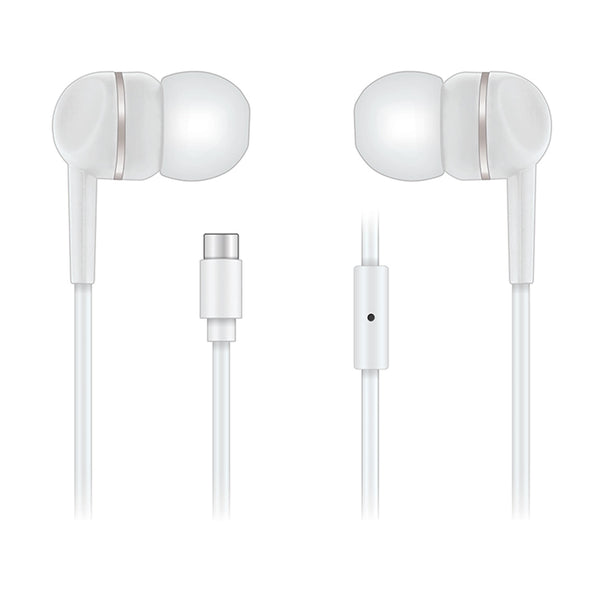 Sentry USB-C Earbuds w/ Microphone - White - HPX-IC116WH-1.jpg