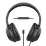 Sentry Premium Wired Headphones with Type-C Plug & Zipper Carrying Case - BLACK