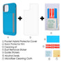 MyBat Poket Hybrid Protector Cover (with Back Film) for Apple iPhone 11 Pro Max - Blue / Gray - IP11MHPCPKT002-7.jpg