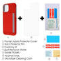 MyBat Poket Hybrid Protector Cover (with Back Film) for Apple iPhone 11 Pro Max - Red / Gray - IP11MHPCPKT003-7.jpg