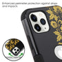 MyBat TUFF Series Case for Apple iPhone 11 Pro Max - Gold Floral Stripe / Black - IP11MHPCTUFFIM1050-6.jpg