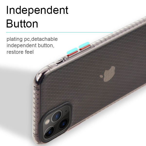 MyBat Hexagon Sturdy Candy Skin Cover for Apple iPhone 11 Pro - Transparent Smoke - IP11PCASKCA292-5.jpg