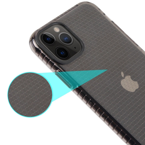 MyBat Hexagon Sturdy Candy Skin Cover for Apple iPhone 11 Pro - Transparent Smoke - IP11PCASKCA292-6.jpg
