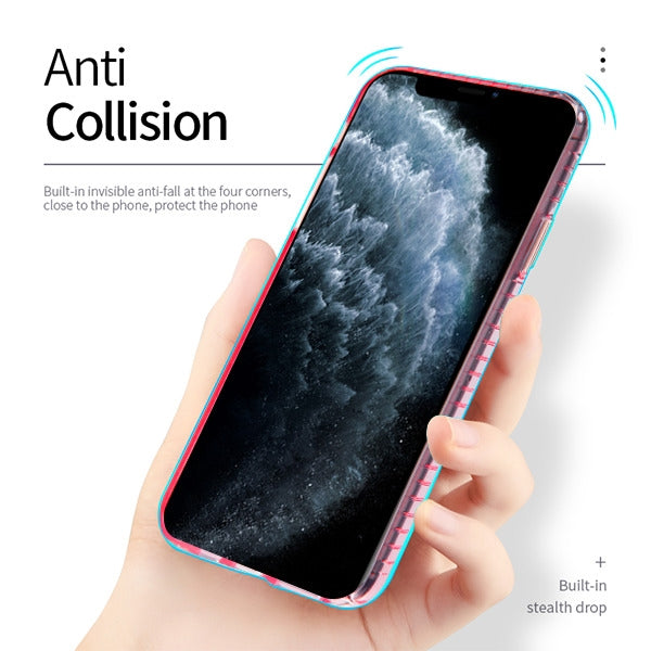 MyBat Hexagon Sturdy Candy Skin Cover for Apple iPhone 11 Pro - Transparent Pink - IP11PCASKCA293-3.jpg