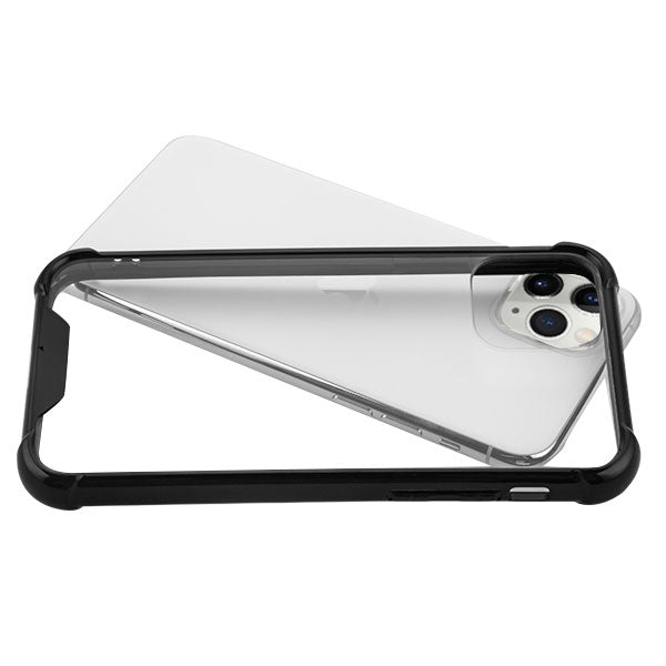 MyBat Sturdy Gummy Cover for Apple iPhone 11 Pro - Highly Transparent Clear / Natural Black - IP11PCASKGM0142-2.jpg
