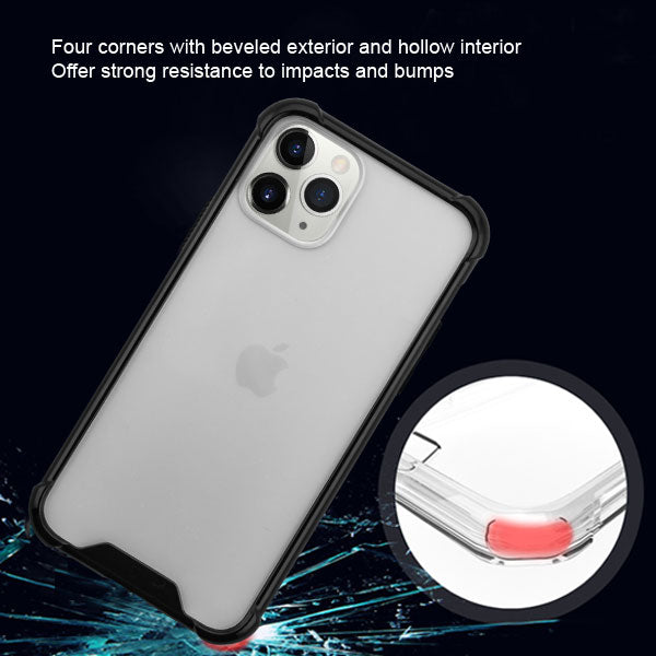 MyBat Sturdy Gummy Cover for Apple iPhone 11 Pro - Highly Transparent Clear / Natural Black - IP11PCASKGM0142-5.jpg