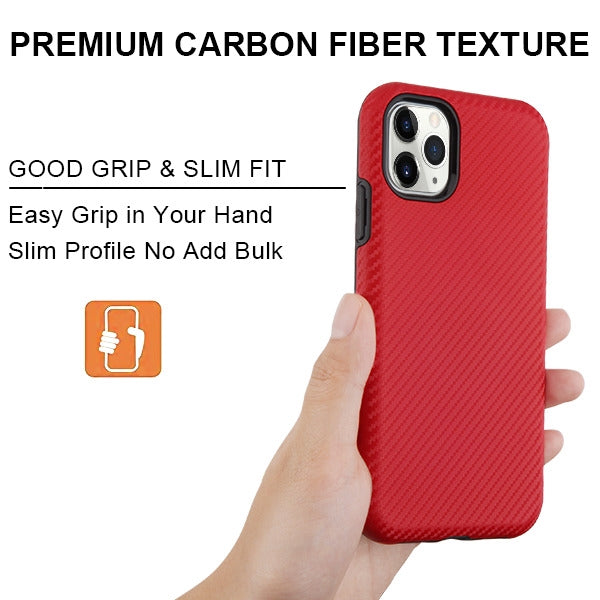 MyBat Fuse Series Case for Apple iPhone 11 Pro - Red Carbon Fiber - IP11PHPCFSSO666-4.jpg