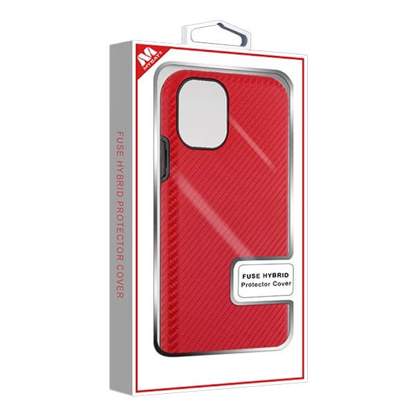 MyBat Fuse Series Case for Apple iPhone 11 Pro - Red Carbon Fiber - IP11PHPCFSSO666-6.jpg