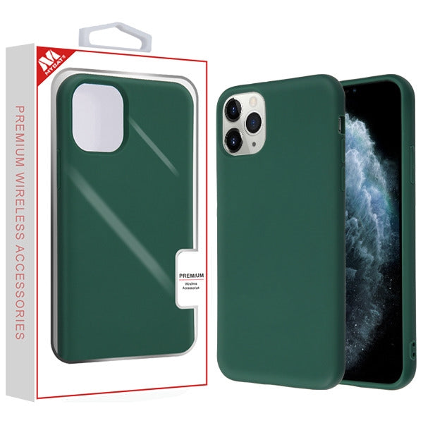 MyBat Liquid Silicone Protector Cover for Apple iPhone 11 Pro - Midnight Green - IP11PHPCLS007-1.jpg