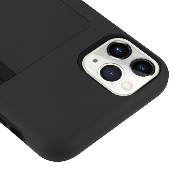 MyBat Poket Hybrid Protector Cover (with Back Film) for Apple iPhone 11 Pro - Black / Black - IP11PHPCPKT001-4.jpg
