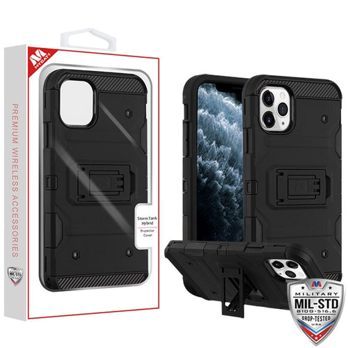 MyBat Storm Tank Hybrid Protector Cover [Military-Grade Certified] for Apple iPhone 11 Pro - Black / Black - IP11PHPCSTK001-1.jpg