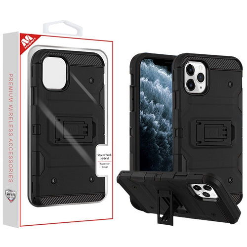 MyBat Storm Tank Hybrid Protector Cover [Military-Grade Certified] for Apple iPhone 11 Pro - Black / Black - IP11PHPCSTK001-2.jpg
