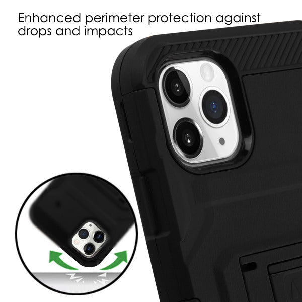 MyBat Storm Tank Hybrid Protector Cover [Military-Grade Certified] for Apple iPhone 11 Pro - Black / Black - IP11PHPCSTK001-5.jpg