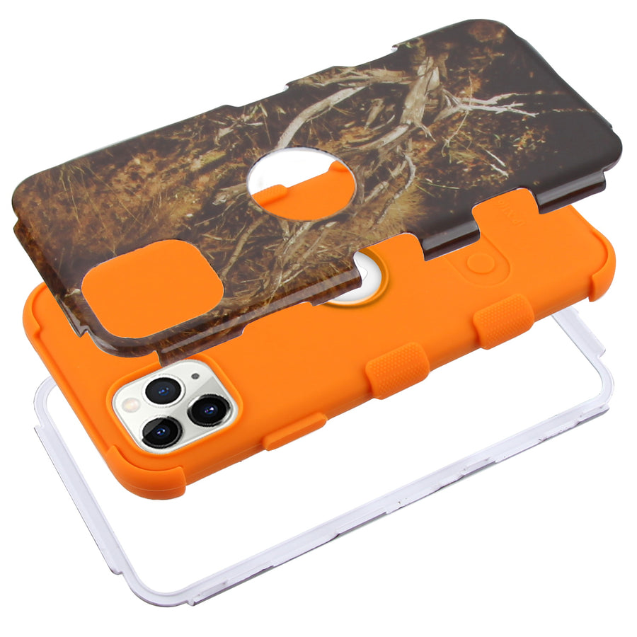 MyBat TUFF Series Case for Apple iPhone 11 Pro - Yellow / Black Vine / Orange - IP11PHPCTUFFIM1011-3.jpg