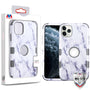 MyBat TUFF Series Case for Apple iPhone 11 Pro - White Marbling / Iron Gray - IP11PHPCTUFFIM1044-1.jpg