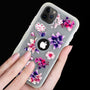 MyBat TUFF Series Case for Apple iPhone 11 Pro - Semi Transparent White Frosted Purple Stargazers / Transparent White - IP11PHPCTUFFSMIM002-5.jpg