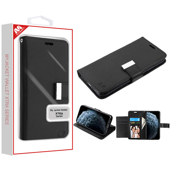 MyBat MyJacket Wallet Xtra Series for Apple iPhone 11 Pro - Black / Black - IP11PMYJKGE031-1.jpg