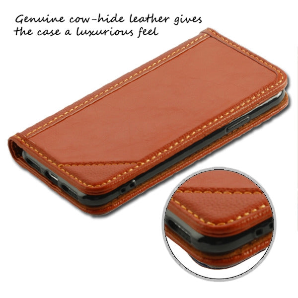 MyBat Genuine Leather MyJacket Wallet for Apple iPhone 11 Pro - Brown - IP11PMYJKPR002-5.jpg