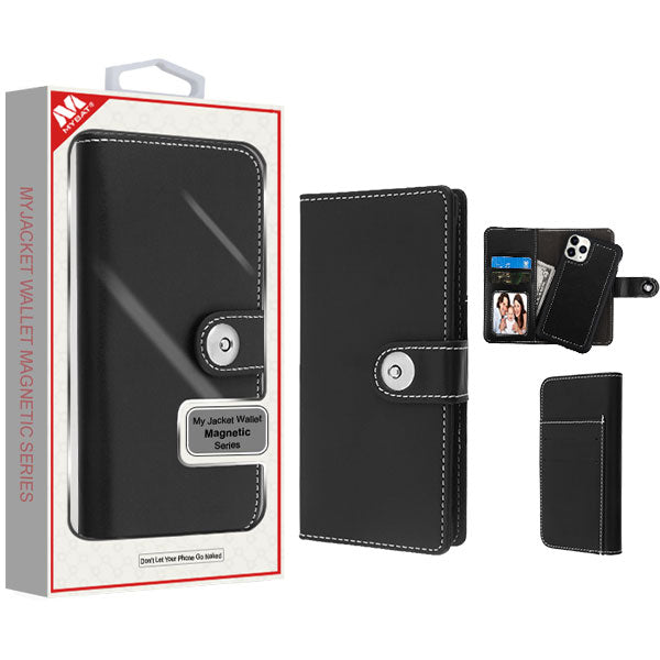 MyBat Detachable Magnetic 2 - in - 1 MyJacket Wallet (TPU Case + Leather Folio) for Apple iPhone 11 Pro - Black - IP11PMYJKPR261-1.jpg