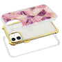 MyBat TUFF Kleer Hybrid Case for Apple iPhone 11 - Electroplated Purple Marble / Electroplating Gold - IP11RHPCTUFFKIM052-2.JPG