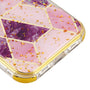 MyBat TUFF Kleer Hybrid Case for Apple iPhone 11 - Electroplated Purple Marble / Electroplating Gold - IP11RHPCTUFFKIM052-4.JPG