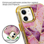 MyBat TUFF Kleer Hybrid Case for Apple iPhone 11 - Electroplated Purple Marble / Electroplating Gold - IP11RHPCTUFFKIM052-5.JPG