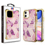 MyBat TUFF Kleer Hybrid Case for Apple iPhone 11 - Electroplated Purple Marble / Electroplating Gold - IP11RHPCTUFFKIM052.JPG
