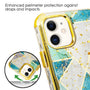 MyBat TUFF Kleer Hybrid Case for Apple iPhone 11 - Electroplated Green Marble / Electroplating Gold - IP11RHPCTUFFKIM055-5.JPG