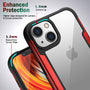 Clear Iron Armor Hybrid Chrome Case for Apple iPhone 13 (6.1) (Black) - IP13-61-IRON-CASE-BLACK-5.jpg